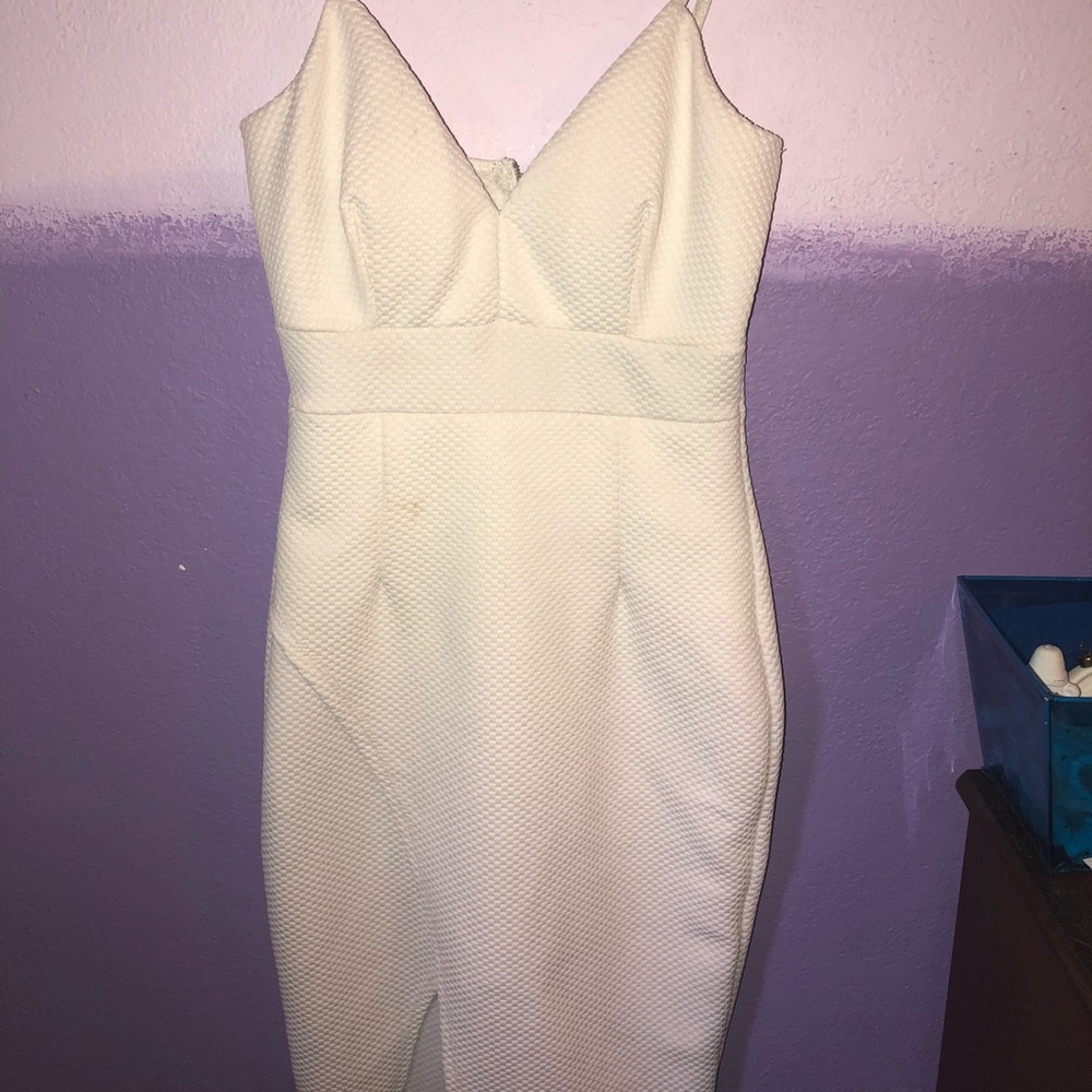 Fancy white dress